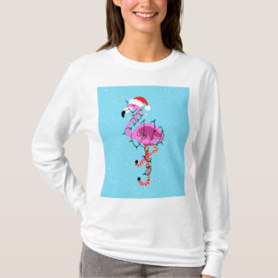 Christmas Flamingo T-Shirt