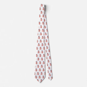 Christmas Flamingo Tie