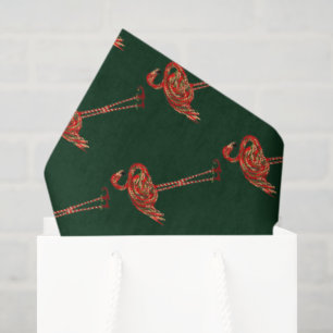 Christmas Flamingo Tissue Paper
