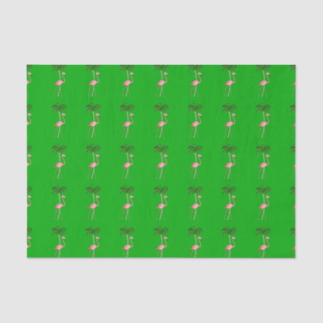 Christmas Flamingo Tissue Paper (Front)