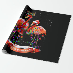 Christmas Flamingos Classic Wrapping Paper