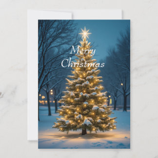 Christmas Flat Holiday Card
