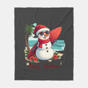 christmas fleece blanket