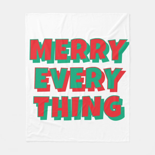 Christmas Fleece Blanket (Front)