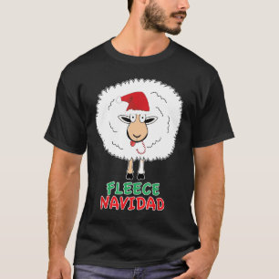 Christmas Fleece Navidad Funny Pun Sheep Sheep Lov T-Shirt