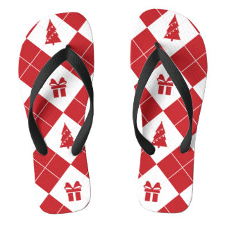 Christmas flip flops