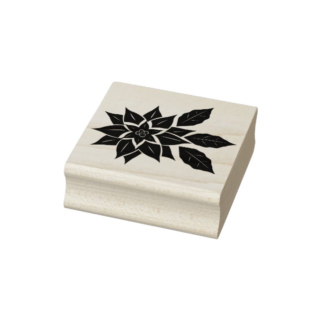 christmas flower art stamp (Stamp)