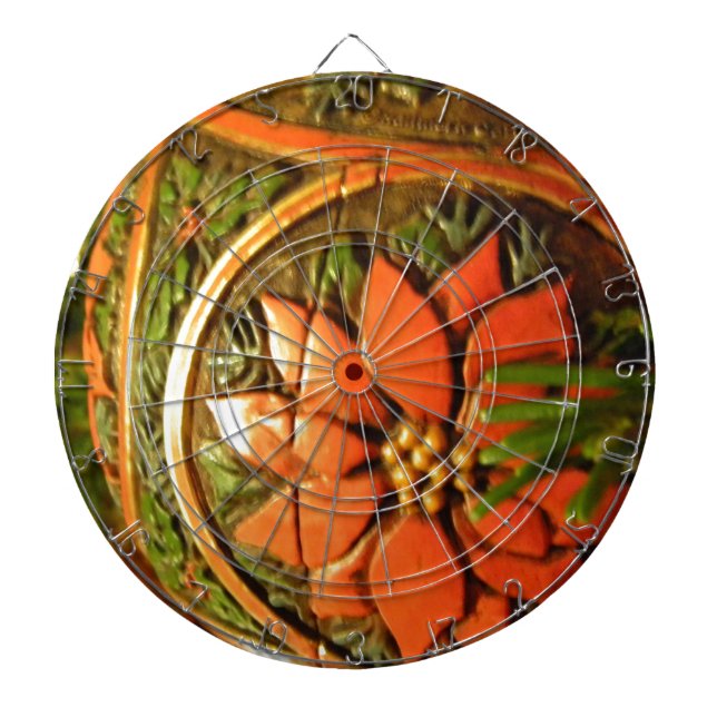 Christmas Flower Dartboard (Front)