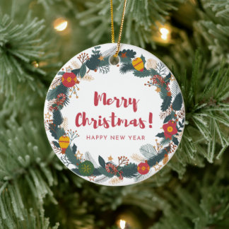 Christmas Flower Ornaments