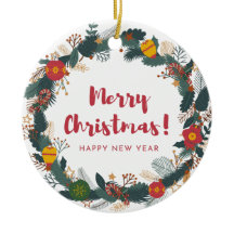 Christmas Flower Ornaments