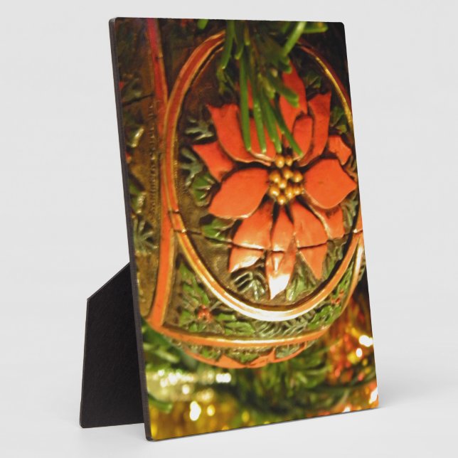 Christmas Flower Plaque (Side)