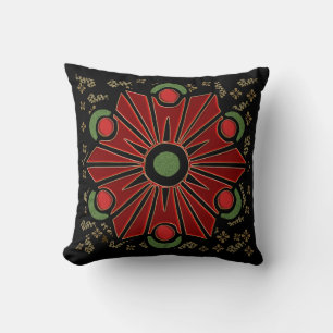 Christmas Flower (Square Accent Pillow) Cushion