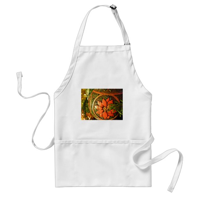 Christmas Flower Standard Apron (Front)