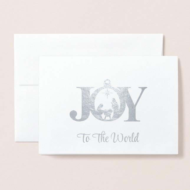 Christmas Foil Card (Front With Envelope)