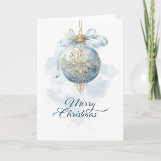 christmas folded card ,customisable inside