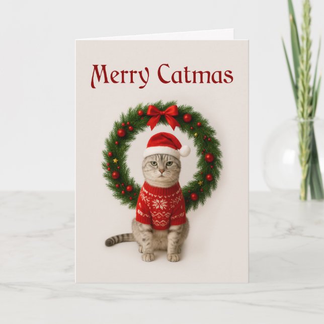 Christmas Folded Greeting Card (Front)