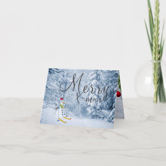 Christmas Folded Greeting Card (Front)