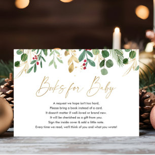 Christmas foliage elegant books for baby inserts