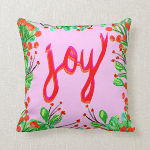 Christmas Foliage - Joy Cushion