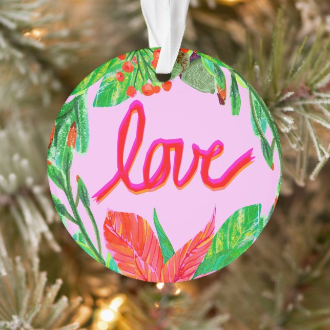 Christmas Foliage - Love Ornament (Tree)