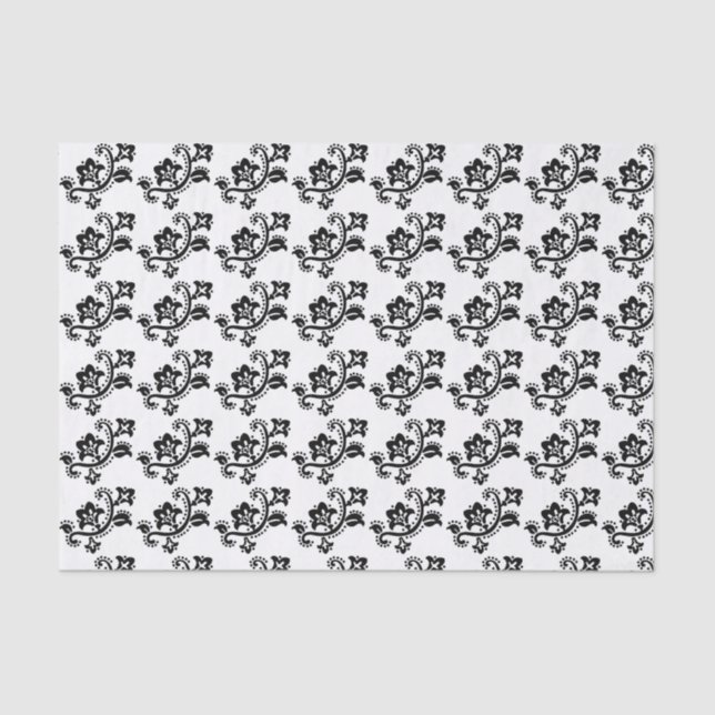 CHRISTMAS FOLK ART PATTERN Tissue Paper (Front)
