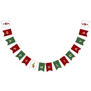 Christmas Folk Whimsey Bunting