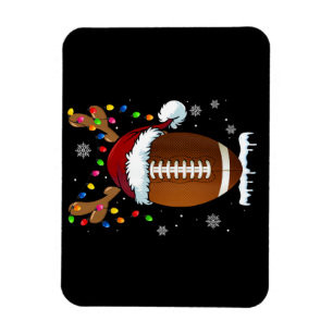 Christmas Football Ball Lights Funny Boys Men Spor Magnet
