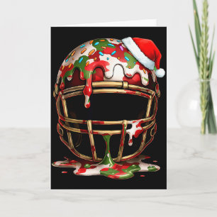 Christmas Football Drip Boys Ice Cream Drip Camo S Card