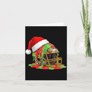 Christmas Football Drip Boys Ice Cream Drip Camo S Card