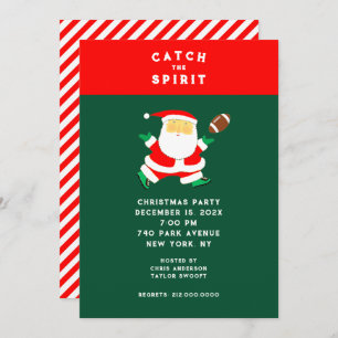 Christmas Football Party Invitation