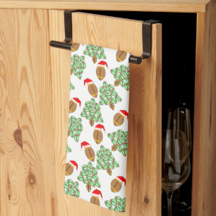 Christmas Football Tea Towel