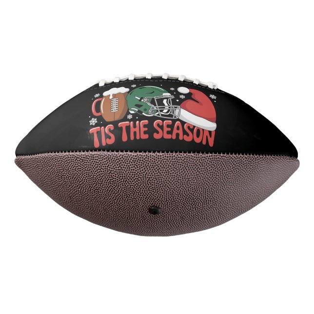 Christmas Football Tis the Season Sports Holiday  (Rotated 270)