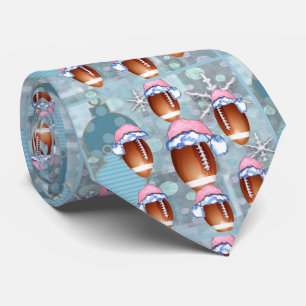 CHRISTMAS FOOTBALLS TIE