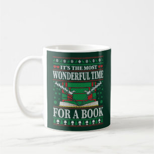 CHRISTMAS FOR BOOK LOVERS COFFEE MUG