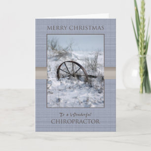 Christmas for Chiropractor Holiday Card