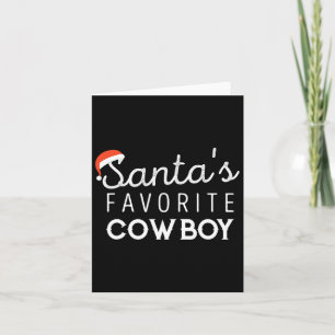 Christmas For Cowboys  Card