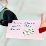 Christmas for Elf Eyes Only Label<br><div class="desc">Dress up your Christmas mail with a little fun. Great for letters to Santa!</div>