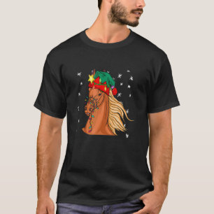Christmas for men women kids ELF Horse T-Shirt