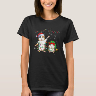 Christmas for men women kids Santa ELF Guinea Pig T-Shirt