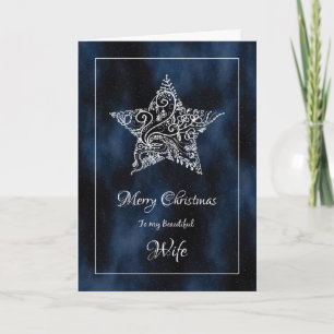 Christmas for Wife / Christmas Star Holiday Card
