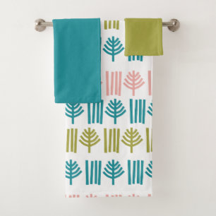 Christmas Forest  Bath Towel Set