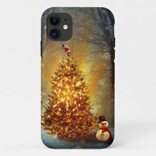 Christmas Forest                                 . iPhone 11 Case