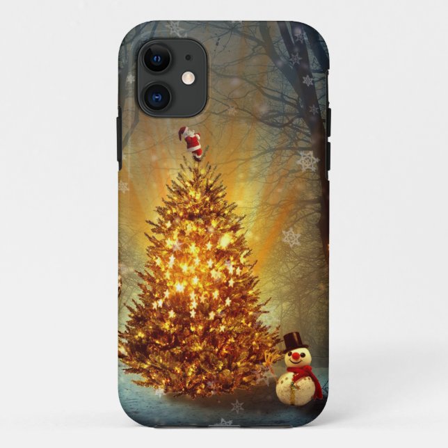 Christmas Forest                                 . Case-Mate iPhone Case (Back)