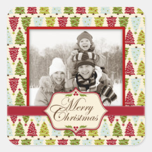 Christmas Forest Photo Sticker