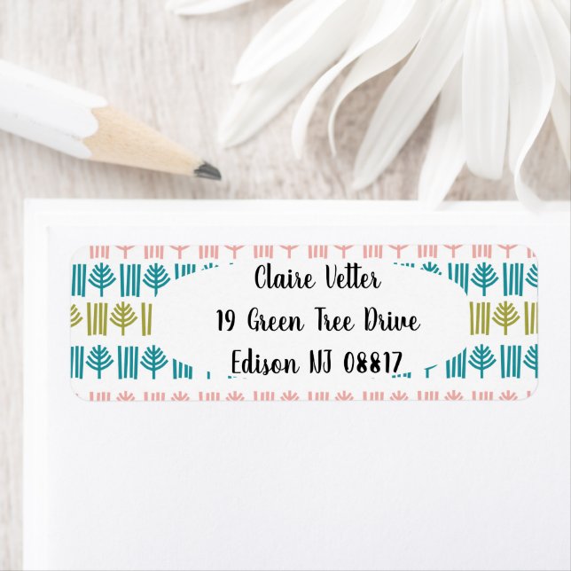 Christmas Forest  Return Address Label (Insitu)
