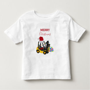 Christmas Forklift Truck  Toddler T-Shirt