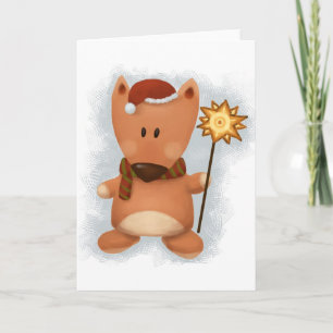 Christmas Fox Card