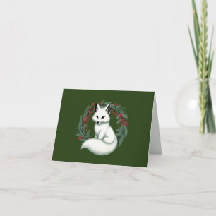 Christmas fox card