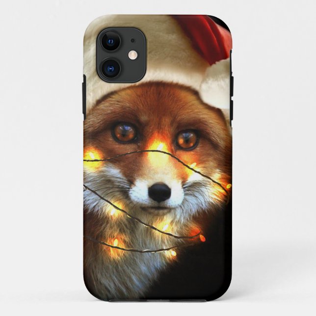 Christmas fox Case-Mate iPhone case (Back)