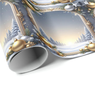 Christmas Frame Holiday Wrapping Paper
